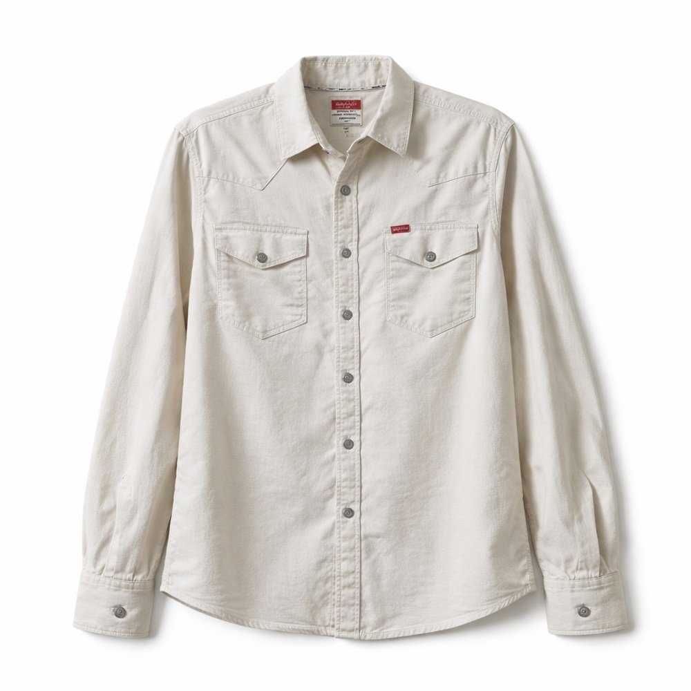 Wrangler Men's Cream Shirt